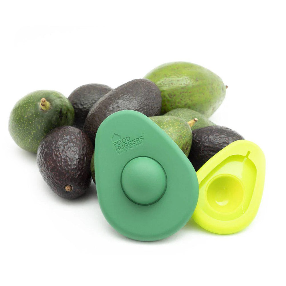 avocado aufbewahrung Food Huggers 2-er Set Silikondeckel «Avocado» - Food Huggers