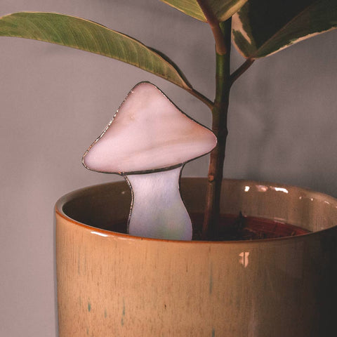 Pflanzenstecker aus Glas «Pilz» - MAHŌ MORI