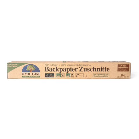 Backpapier Zuschnitte - if you care