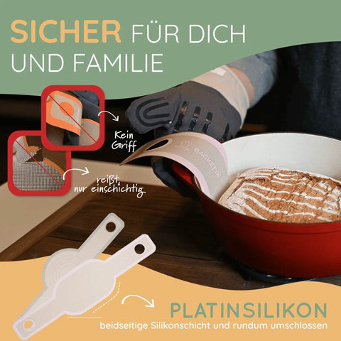 Silikon Brotschlingen 2er Set - Backefix