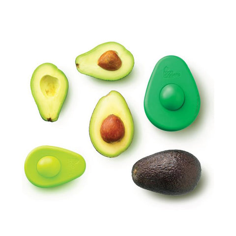 Food Huggers Set of 2 Silicone Lids «Avocado» - Food Huggers