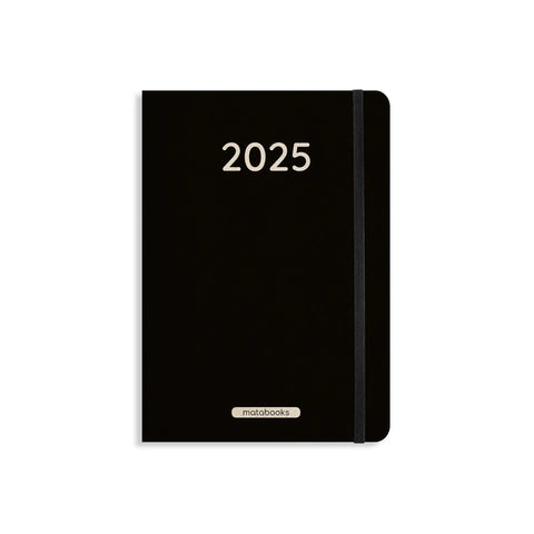 Jahresplaner A5 «Samaya 2025 - Black» - Matabooks