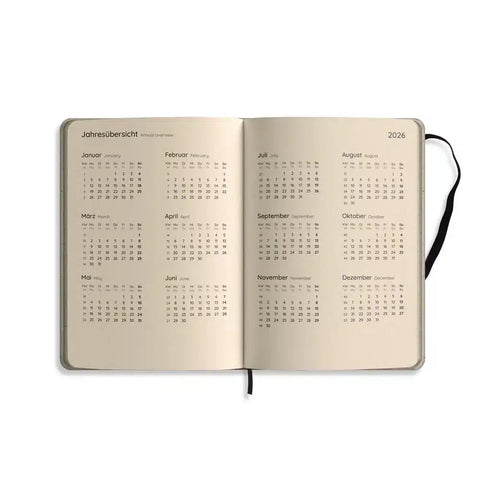 Annual planner A5 «Samaya 2026 - Black» - Matabooks