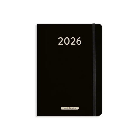 Jahresplaner A5 «Samaya 2026 - Black» - Matabooks