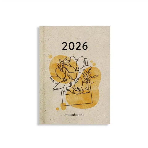 Jahresplaner A6 «Samaya 2026 - Yellow» - Matabooks