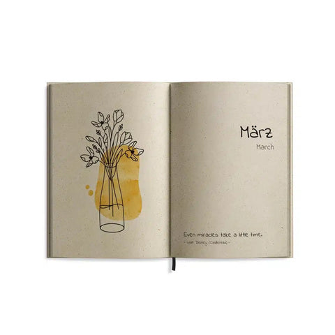 Jahresplaner A6 «Samaya 2026 - Yellow» - Matabooks