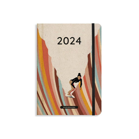 Jahresplaner A5 «Samaya 2024 - Coral» - Matabooks