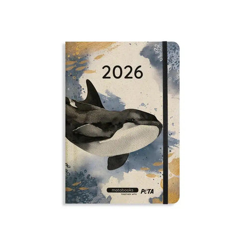 Jahresplaner A5 «Samaya 2026 - Ocean Blue» - Matabooks