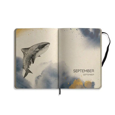 Jahresplaner A5 «Samaya 2026 - Ocean Blue» - Matabooks