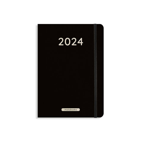 Jahresplaner A5 «Samaya 2024 - Black» - Matabooks