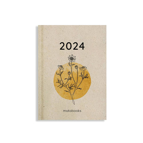 Jahresplaner A6 «Samaya 2024 - Yellow» - Matabooks