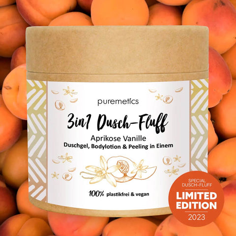 3in1 shower fluff «Apricot Vanilla» - Puremetics