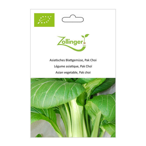 Asian leafy vegetables «Pak Choi» organic seeds - Zollinger Bio