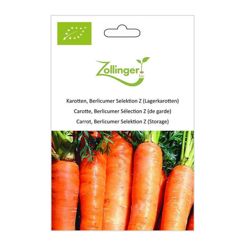 Carotte «Berlicumer Selection Z (carottes de conservation)» graines biologiques - Zollinger Bio