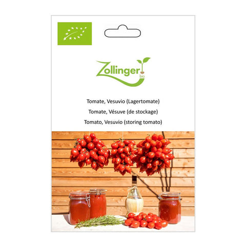 Graines biologiques de tomates de stockage Vesuvio - Zollinger Bio