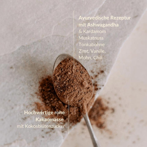 «Cosmic Cacao» Ayurveda inspired Cacao, mit Adaptogenen - Ayurveda Soulfood