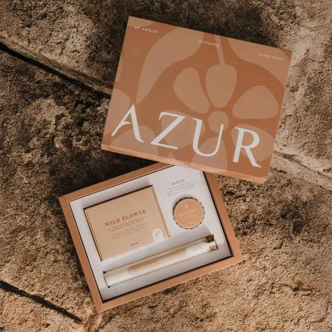 Pflege-Geschenkset «Bloom» - Azur