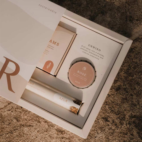 Pflege-Geschenkset «Unwind» - Azur