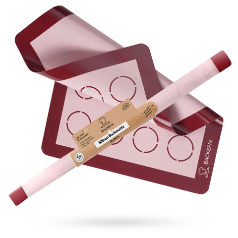 Silikon Macaronsmatte «rot» - Backefix