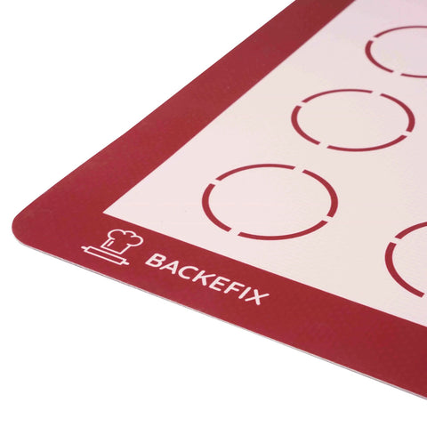 Silikon Macaronsmatte «rot» - Backefix