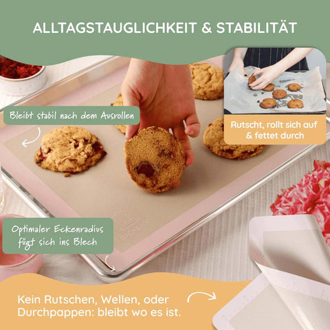 Silikon Backmatte «pink» - Backefix