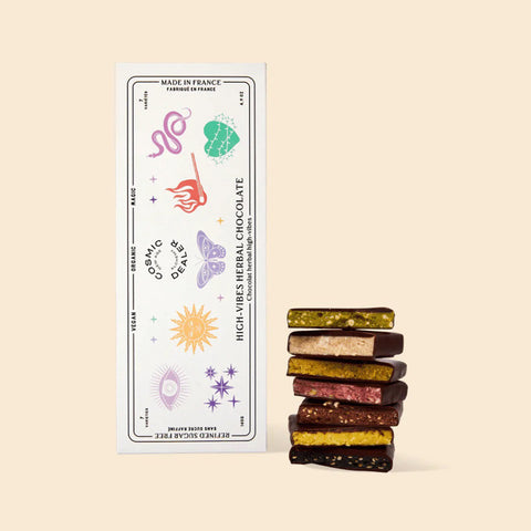 7 chocolats au beurre de noix « Chakra Box » - Cosmic Dealer