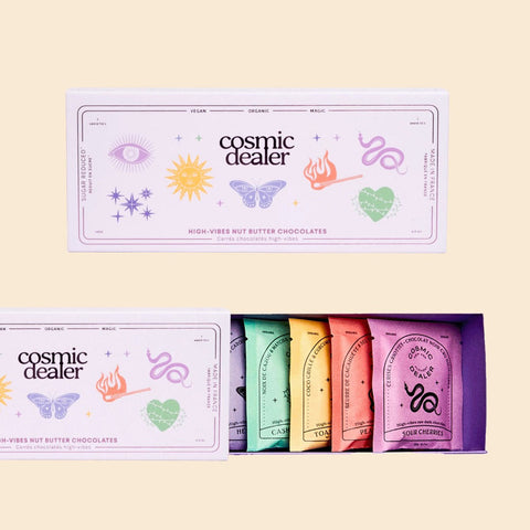 7 chocolats au beurre de noix « Chakra Box » - Cosmic Dealer