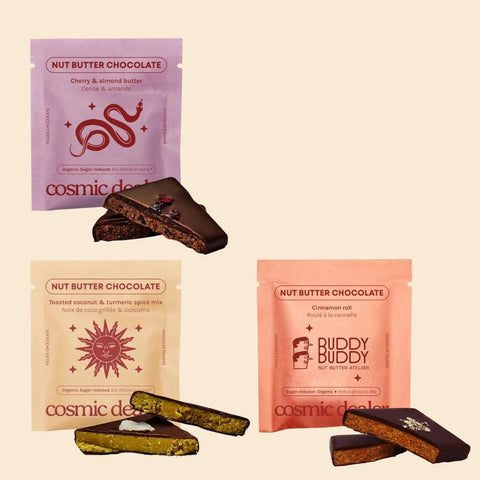 7 chocolats au beurre de noix « Chakra Box » - Cosmic Dealer