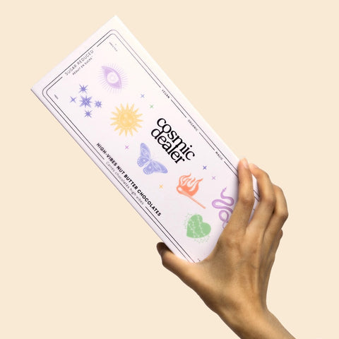 7 chocolats au beurre de noix « Chakra Box » - Cosmic Dealer