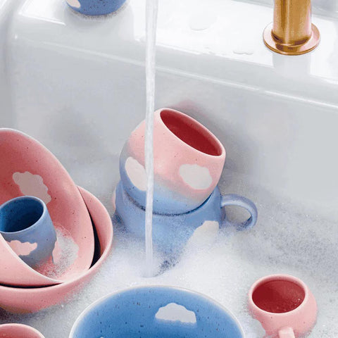 Steinzeug Schüssel «Cloud Sunset» 16cm - Egg Back Home