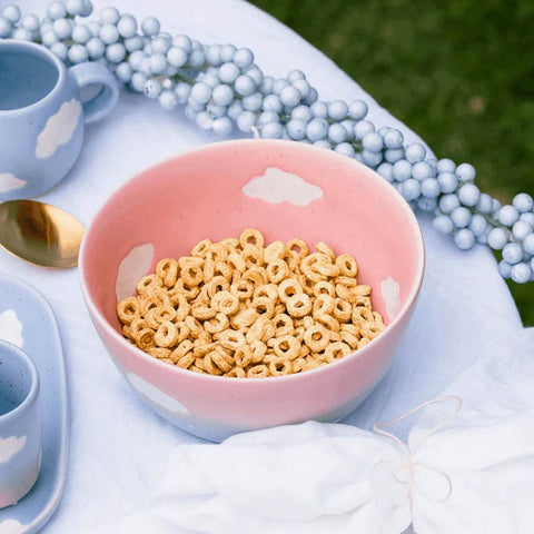 Steinzeug Schüssel «Cloud Sunset» 16cm - Egg Back Home