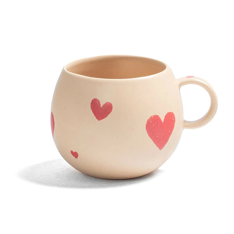 Steinzeug Tasse «Cozy Hearts - Limited Edition» 500ml - Egg Back Home