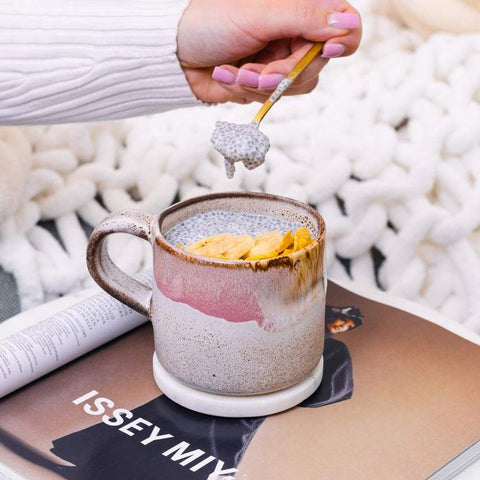 Steinzeug Tasse «Melting Ice Cream» 360ml - Egg Back Home