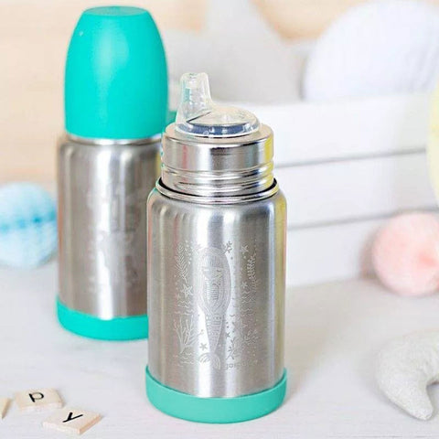 Babyflasche aus Edelstahl «Sippy» 350ml - Gaspajoe