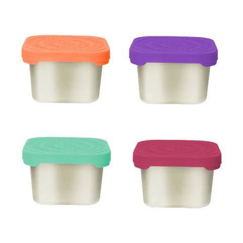 Snackboxen aus Edelstahl «Snacky» 4er-Set - Gaspajoe