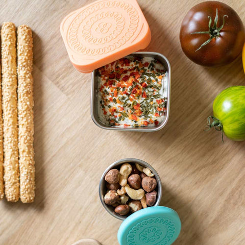 Snackboxen aus Edelstahl «Snacky» 2er-Set - Gaspajoe