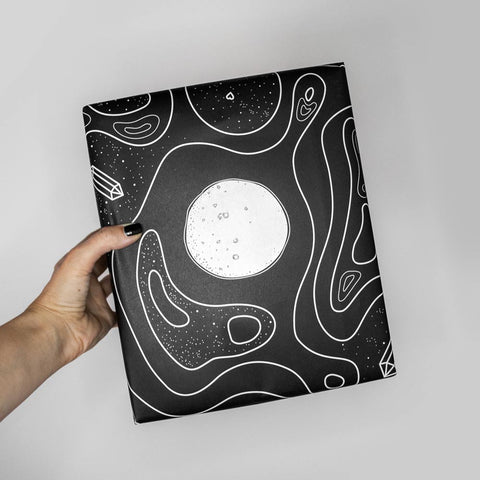 nachhaltiges Geschenkpapier «Moon» - the sage