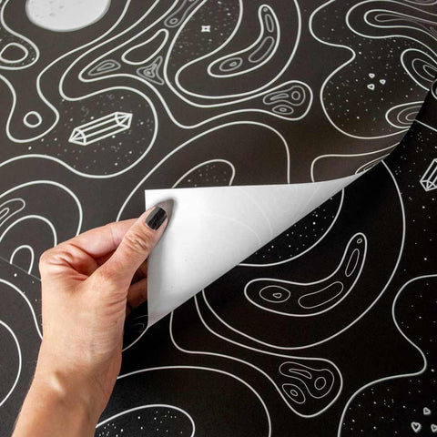 nachhaltiges Geschenkpapier «Mix: Moon + Snake» - the sage