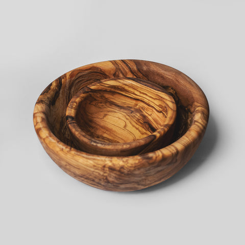 Olive wood bowl Ø 18.5cm - the sage