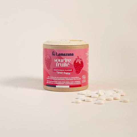 Zahnpasta Tabs für Kinder «Frutiy Smile» mit Fluorid - Lamazuna