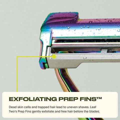 Razors with Pivoting Head "Leaf Two - Kit" - Leaf Shave