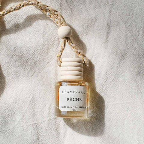 Sustainable Car Air Freshener, Refillable - Leaves & Co