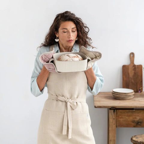 Topflappen aus Leinen - Magic Linen