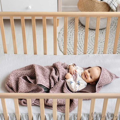 Baby Waffeltuch mit Kapuze - Magic Linen