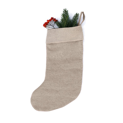 Weihnachtsstrumpf aus Leinen - Magic Linen