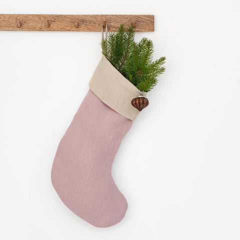 Weihnachtsstrumpf aus Leinen - Magic Linen