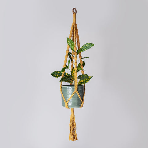 Macrame plant basket «Boho» - MAHŌ MORI