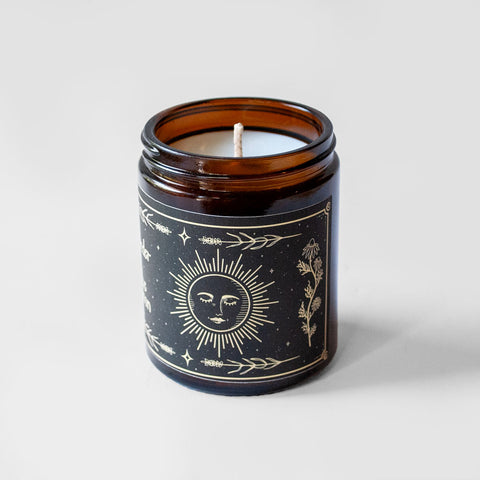 Rapeseed wax candle «under a blue moon» - MAHŌ MORI