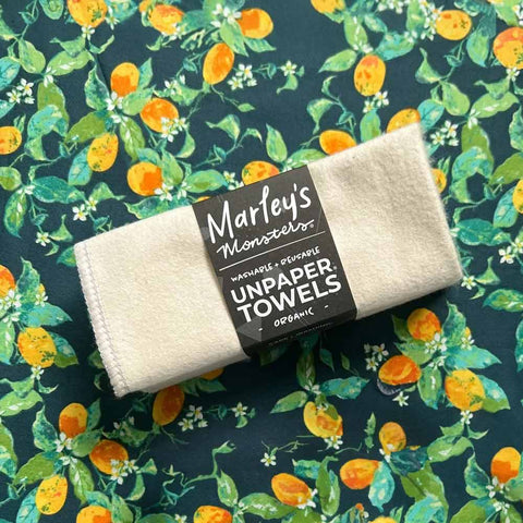 washable kitchen towels «UNpaper Towels», organic - Marley's Monsters
