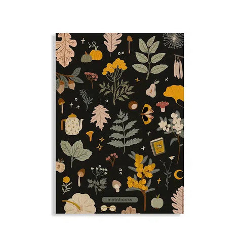 Notizbuch A5 «Jana - Mystic Black» - Matabooks